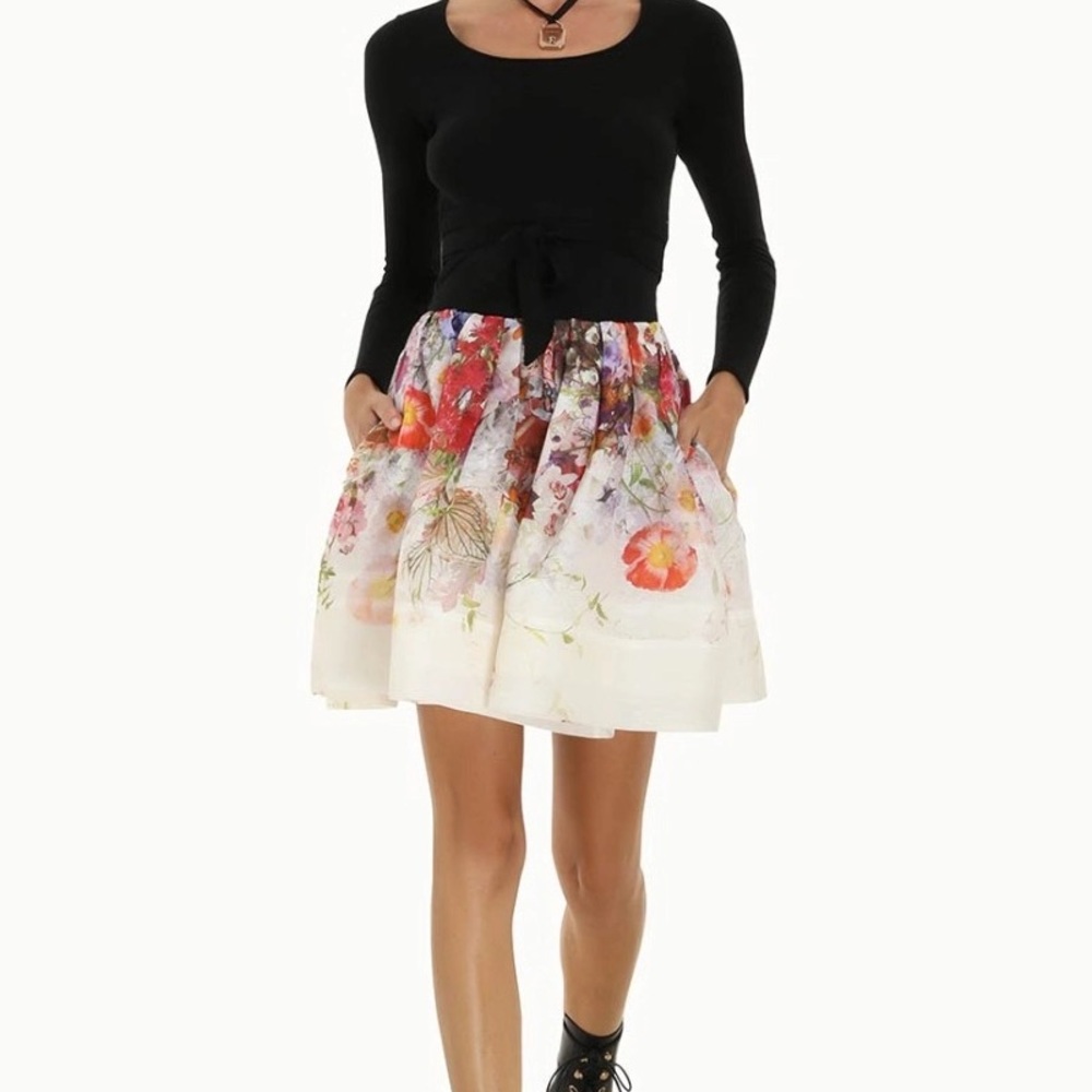 Zimmermann Prima Gathered Mini Skirt NWT